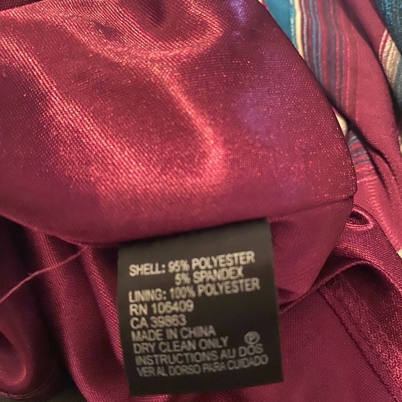 Tahari Multicolored Cowl Neck Dress - Women’s Plus Size 20W - NWT - Picture 9 of 12